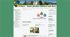 Desktop Screenshot of erkner.de